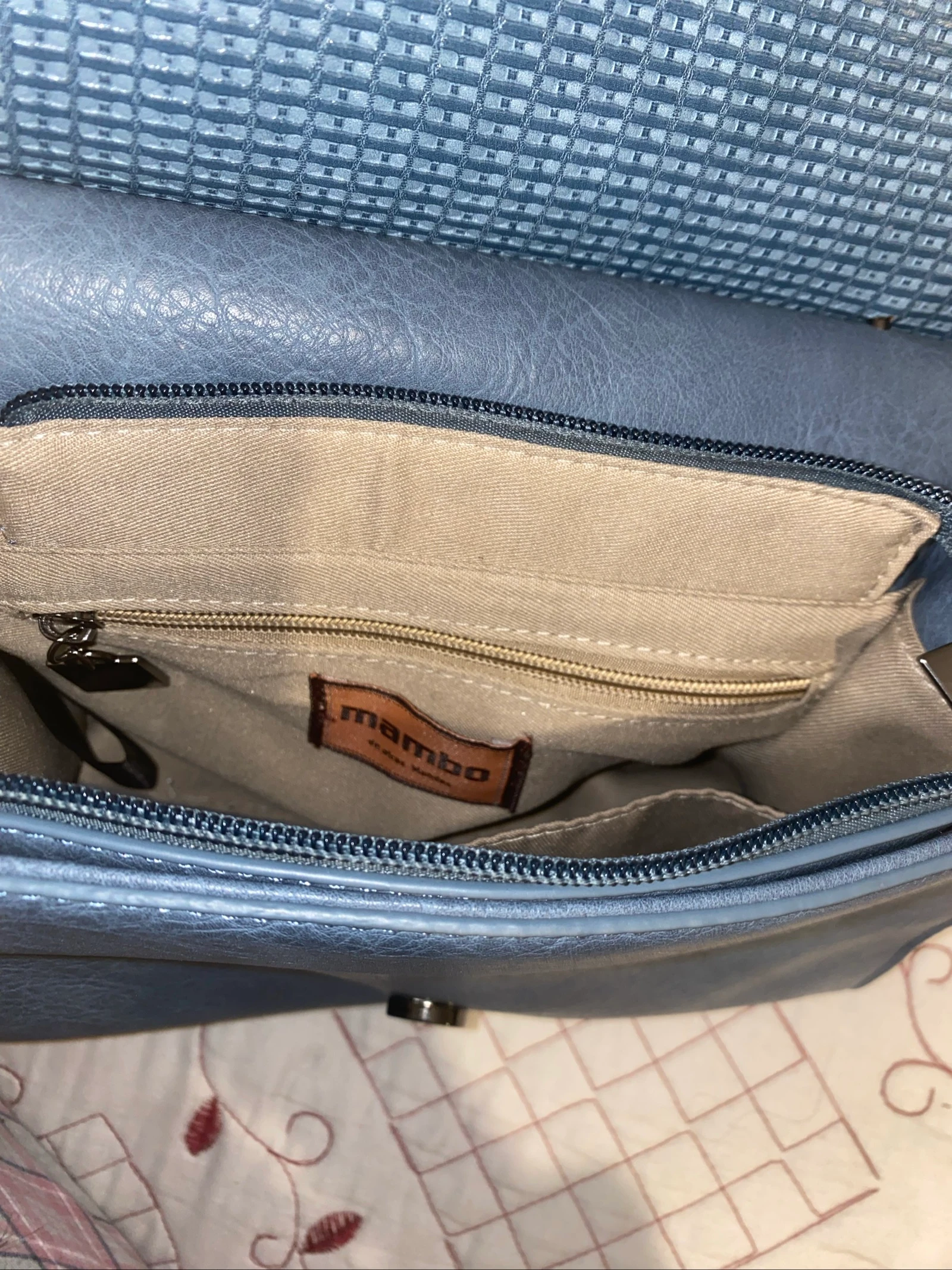 Bolso Mambo azul envejecido – photo 11